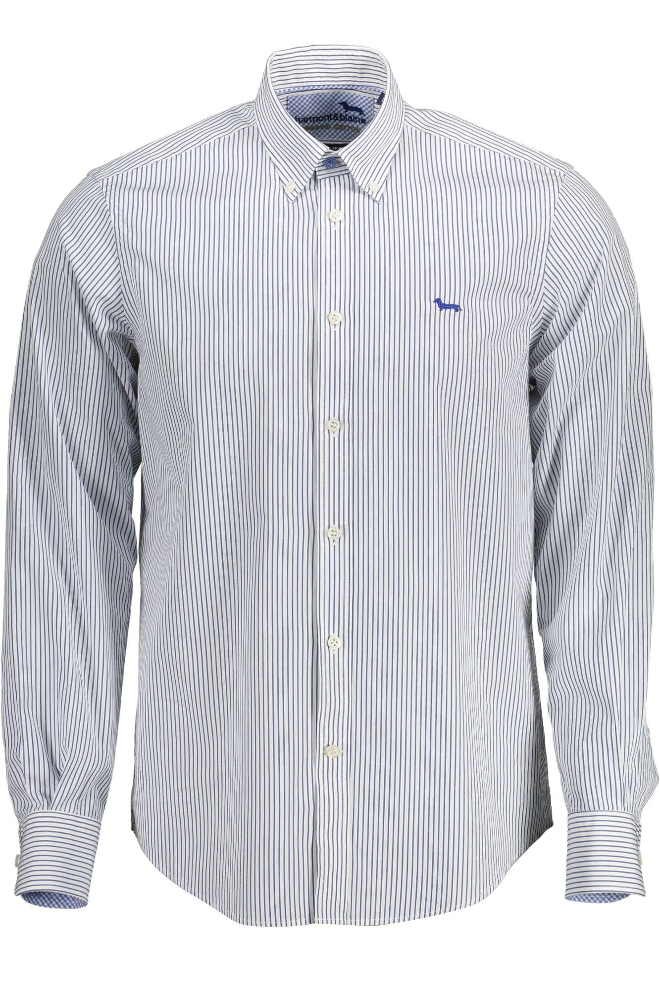 Harmont & Blaine Elegant Blue Long Sleeve Cotton Shirt