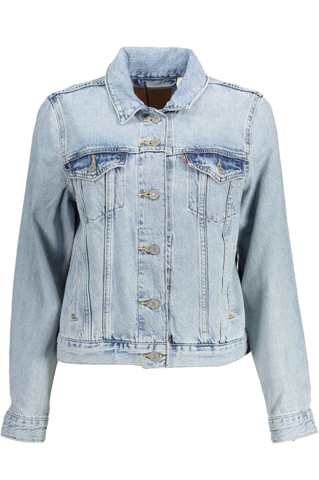 Levi's Light Blue Cotton Women Jacket