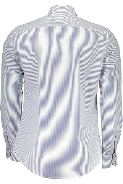 Harmont & Blaine Elegant White Narrow Fit Long Sleeve Shirt