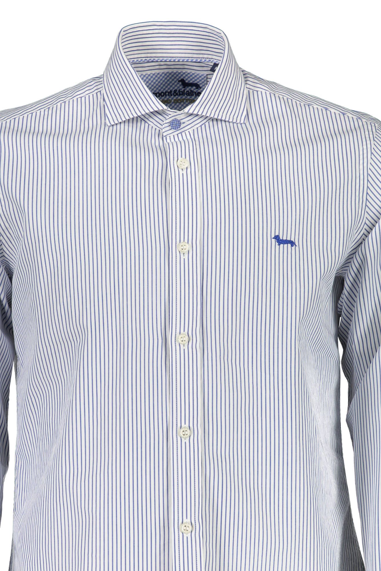 Harmont & Blaine Elegant White Narrow Fit Long Sleeve Shirt