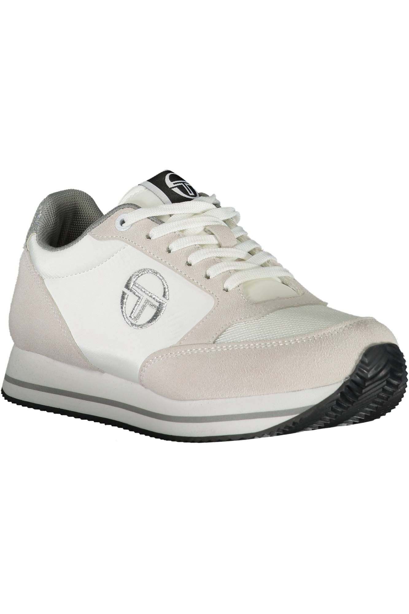 Sergio Tacchini Chic White Sneakers with Contrasting Details