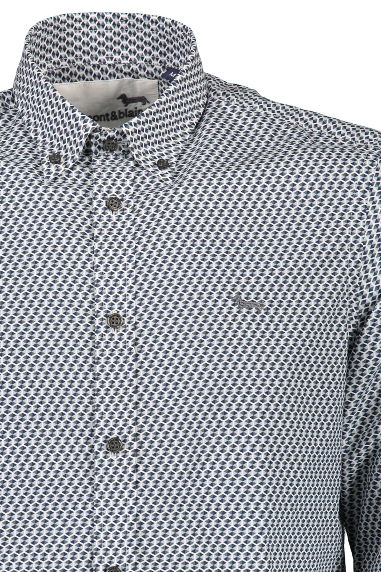 Harmont & Blaine Elegant Blue Regular Fit Long Sleeve Shirt