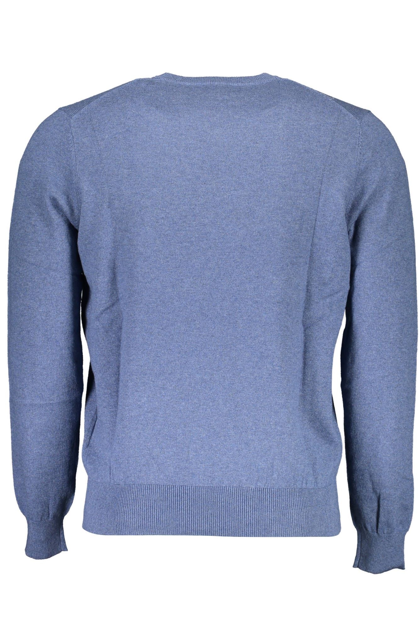 North Sails Blue Round Neck Embroidered Sweater