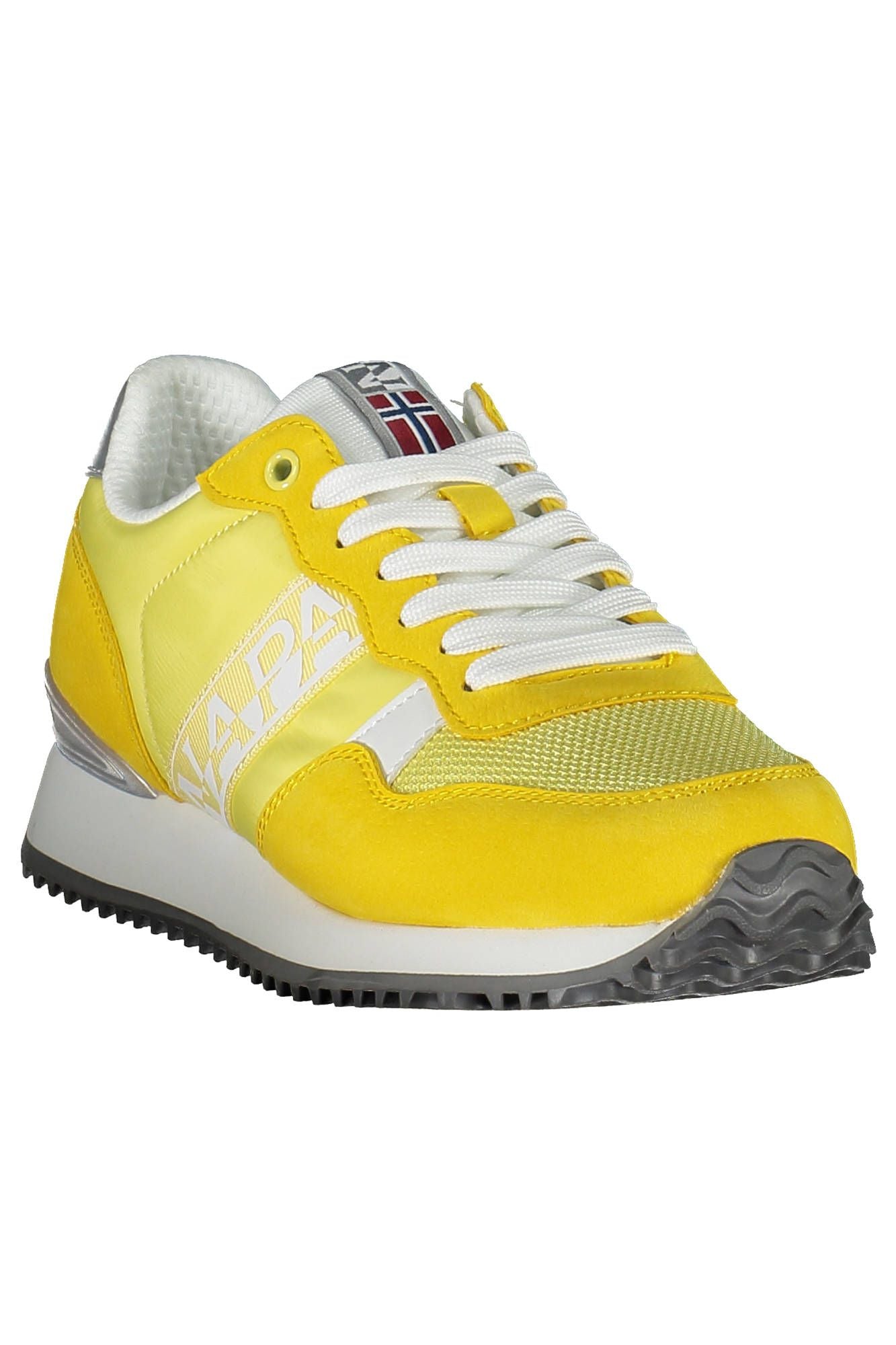 Napapijri Vibrant Yellow Lace-up Sneakers