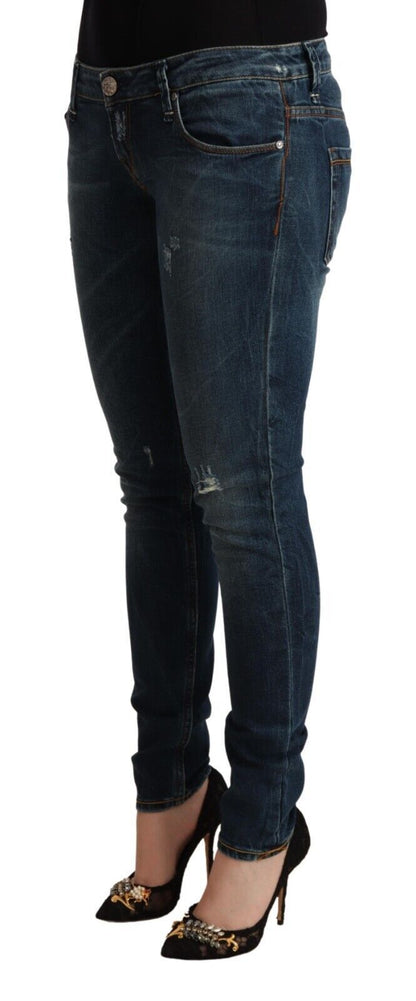 Acht Chic Low Waist Skinny Denim Jeans