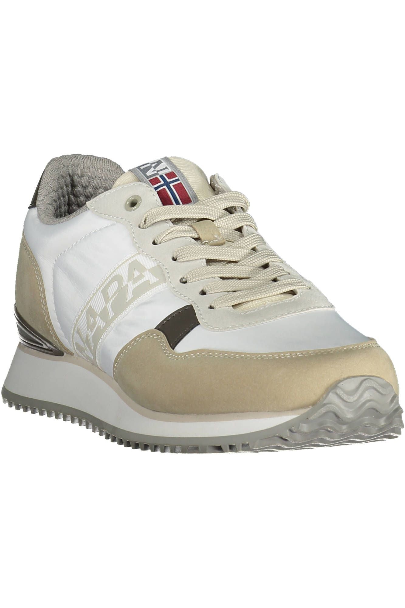 Napapijri Elegant White Sneakers with Contrasting Accents