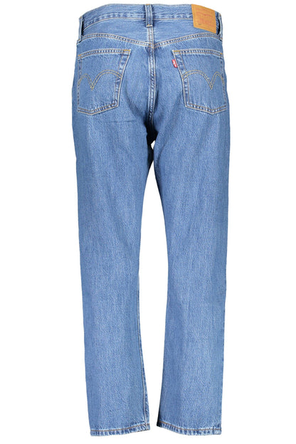 Levi's Chic Blue Cotton 5-Pocket Jeans for Women