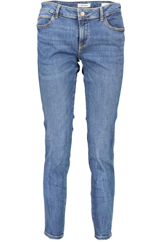 Guess Jeans Chic Faded Skinny Jeans with Logo Detail