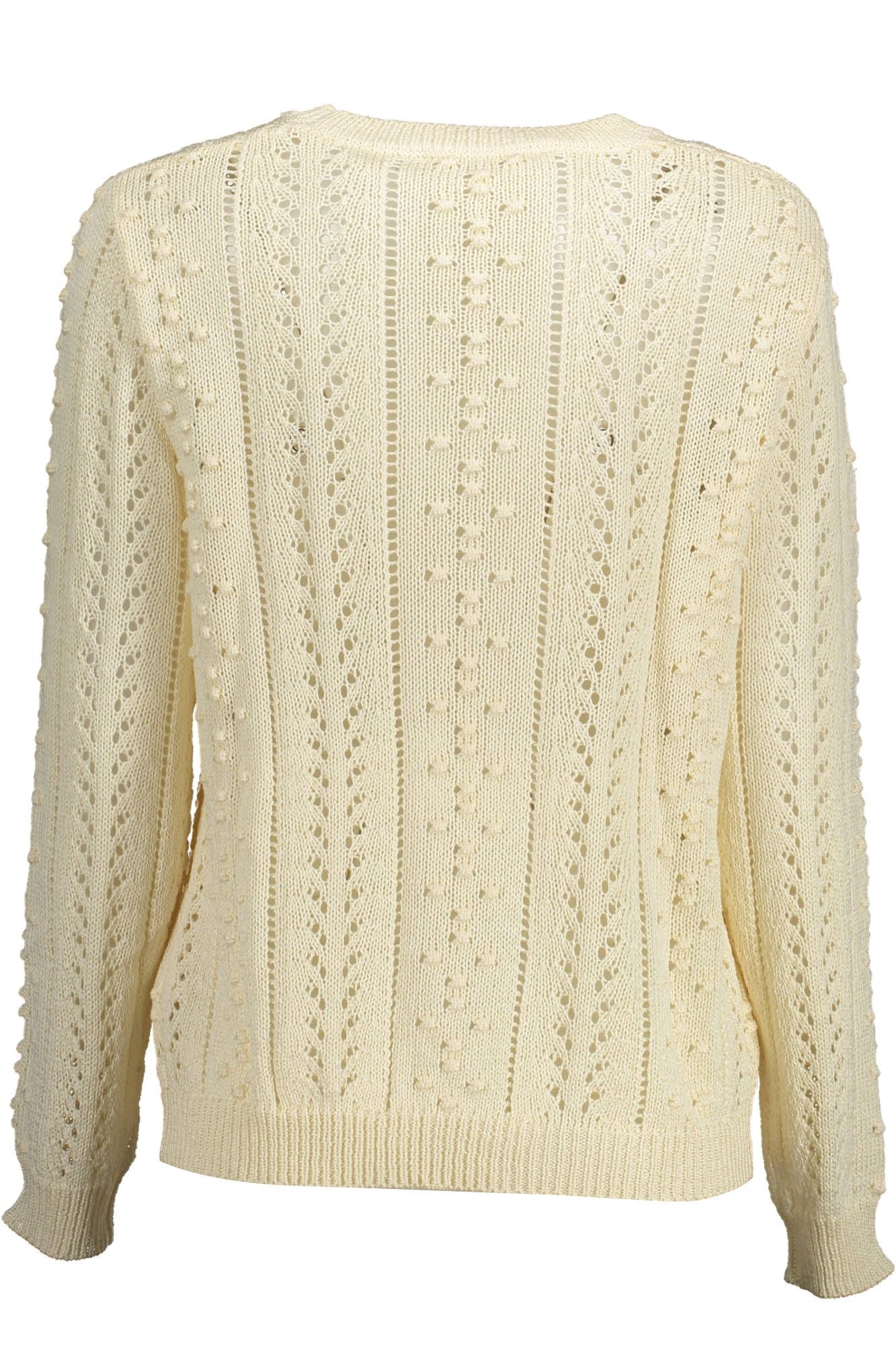 Kocca Elegant Crew-Neck Embroidered Sweater