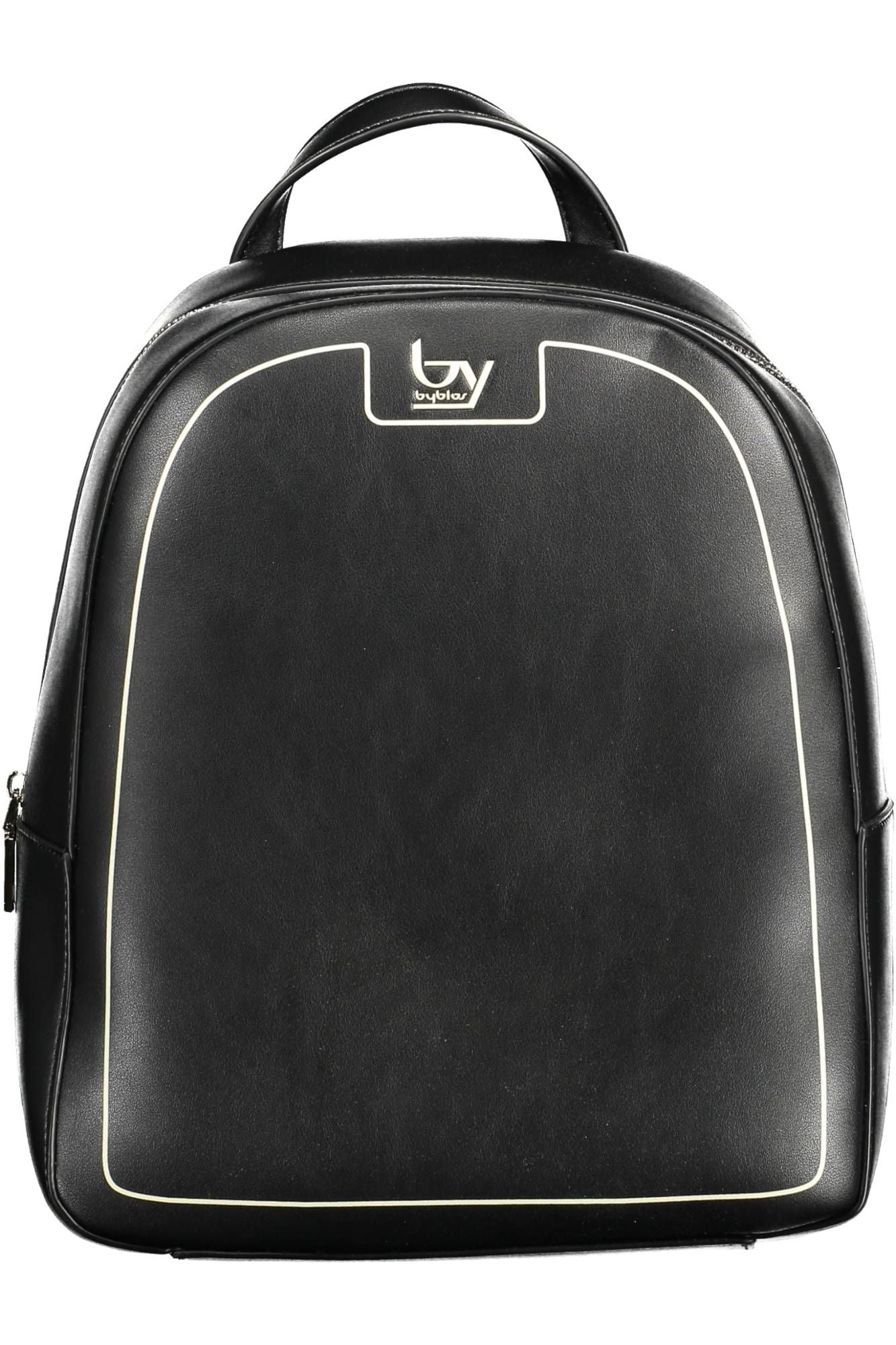 BYBLOS Elegant Black Backpack with Contrasting Details