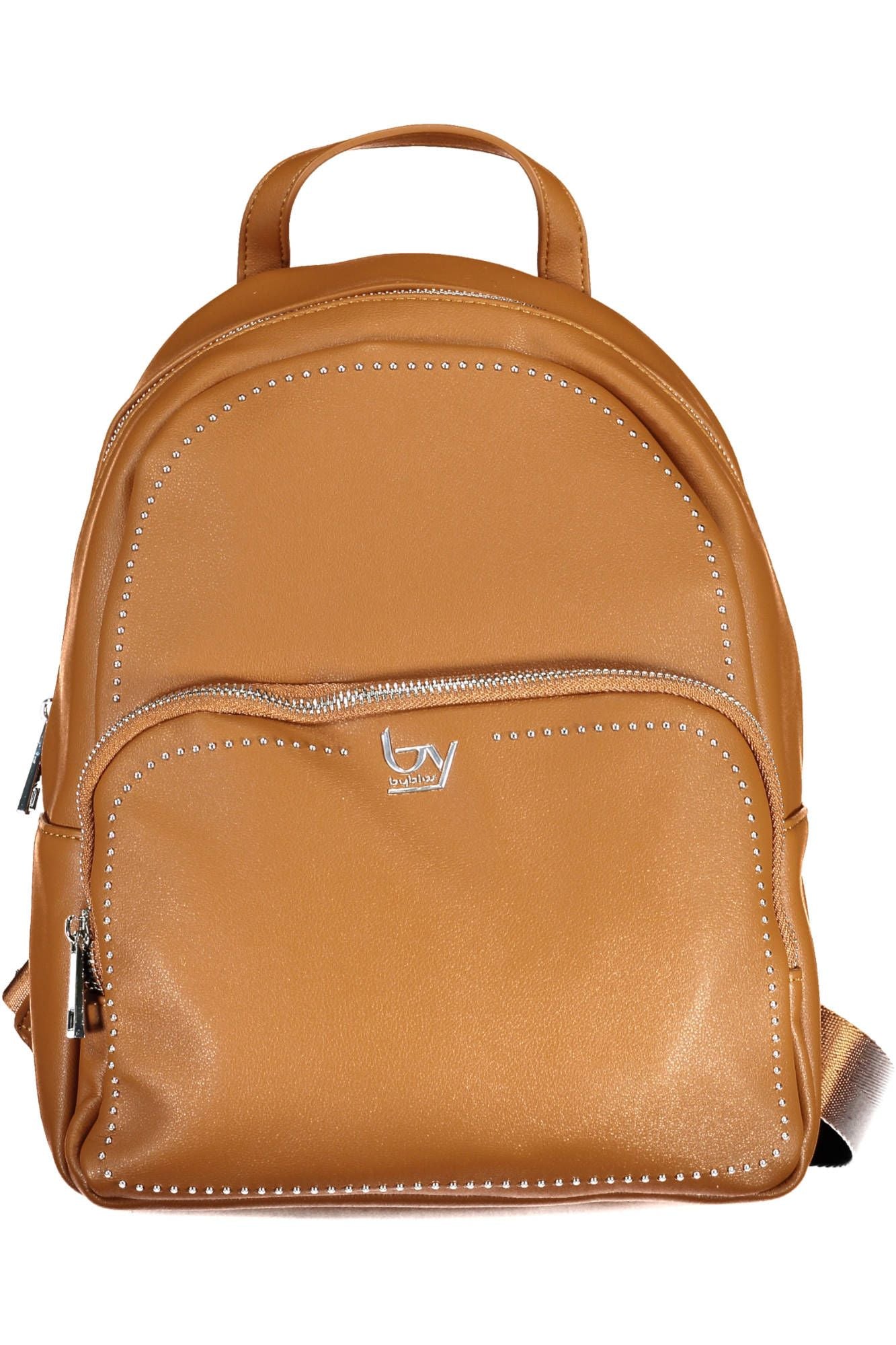 BYBLOS Elegant Brown Backpack with Contrasting Details