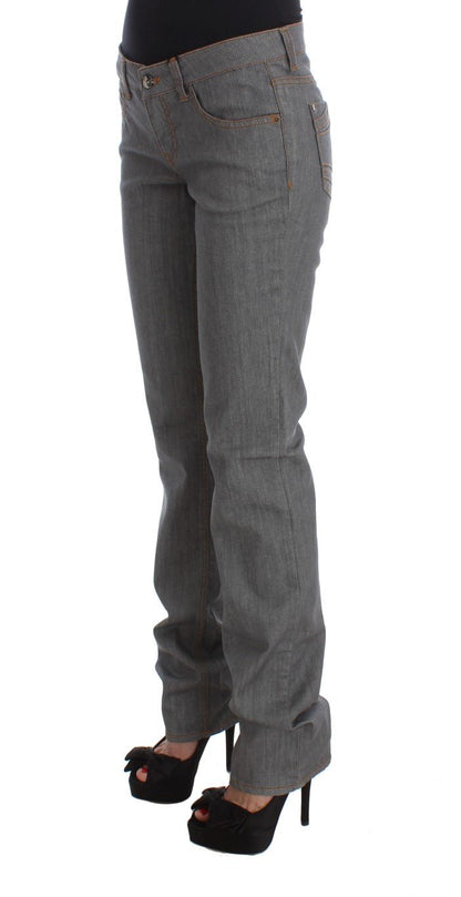 Costume National Elegant Gray Regular Fit Jeans