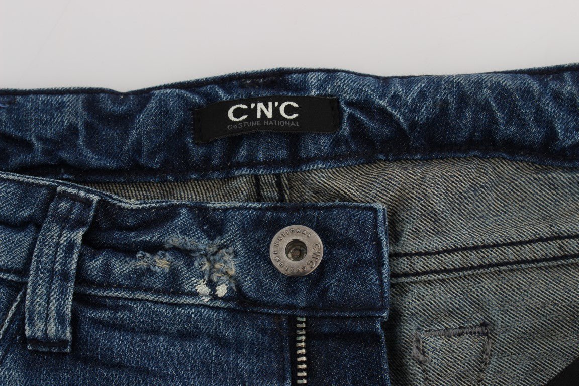 Costume National Chic Blue Regular Fit Denim