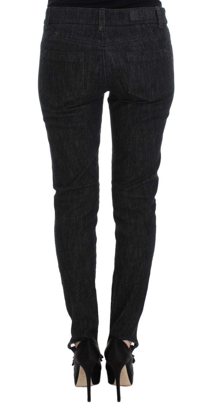 Ermanno Scervino Elegant Slim Fit Blue Jeans