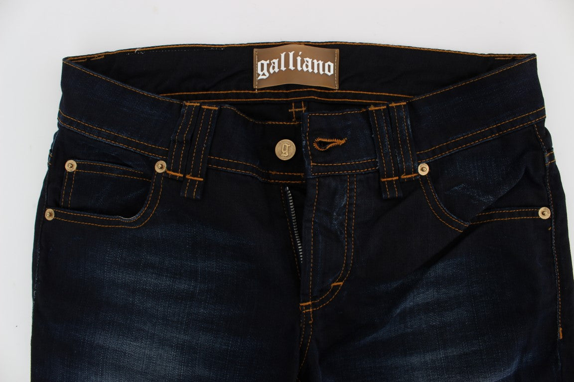 John Galliano Elegant Slim Fit Designer Jeans