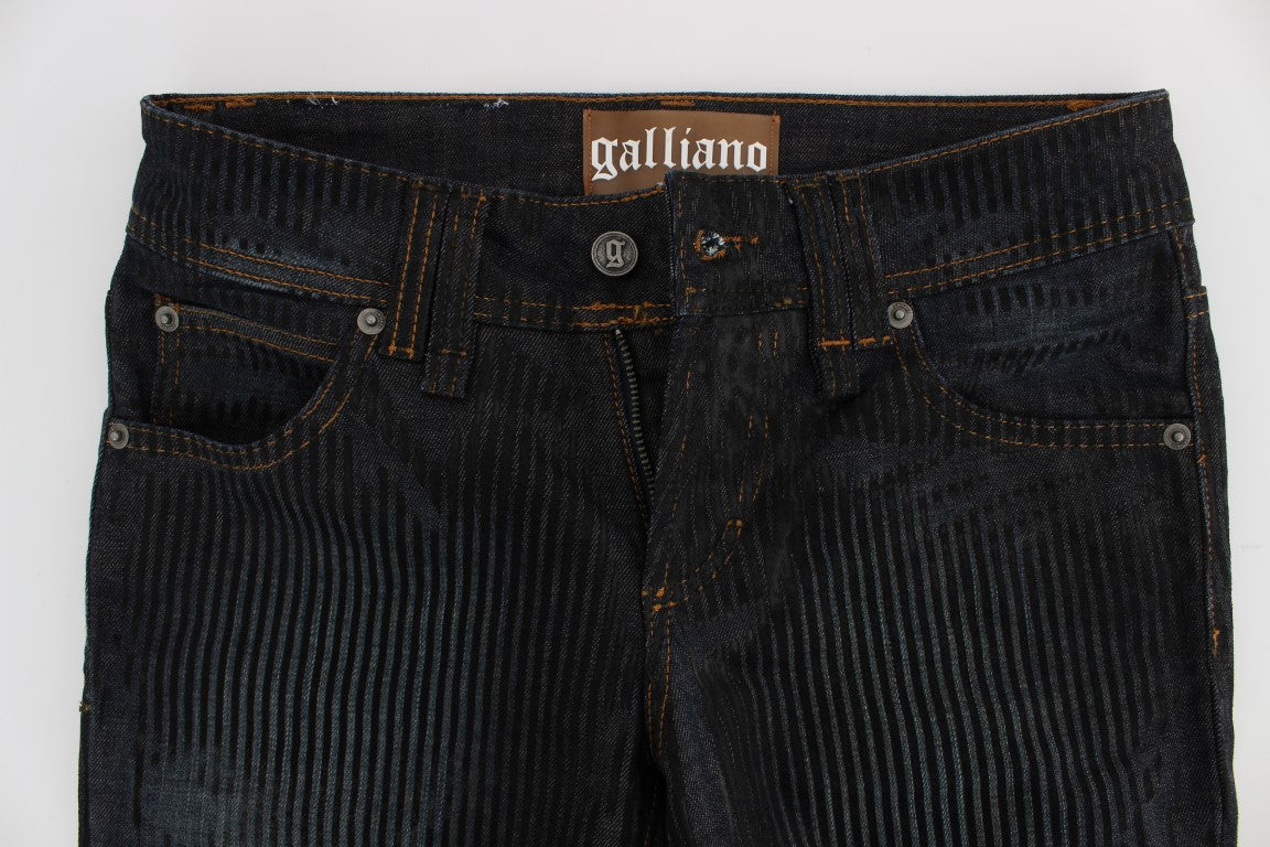 John Galliano Chic Slim Fit Bootcut Designer Jeans