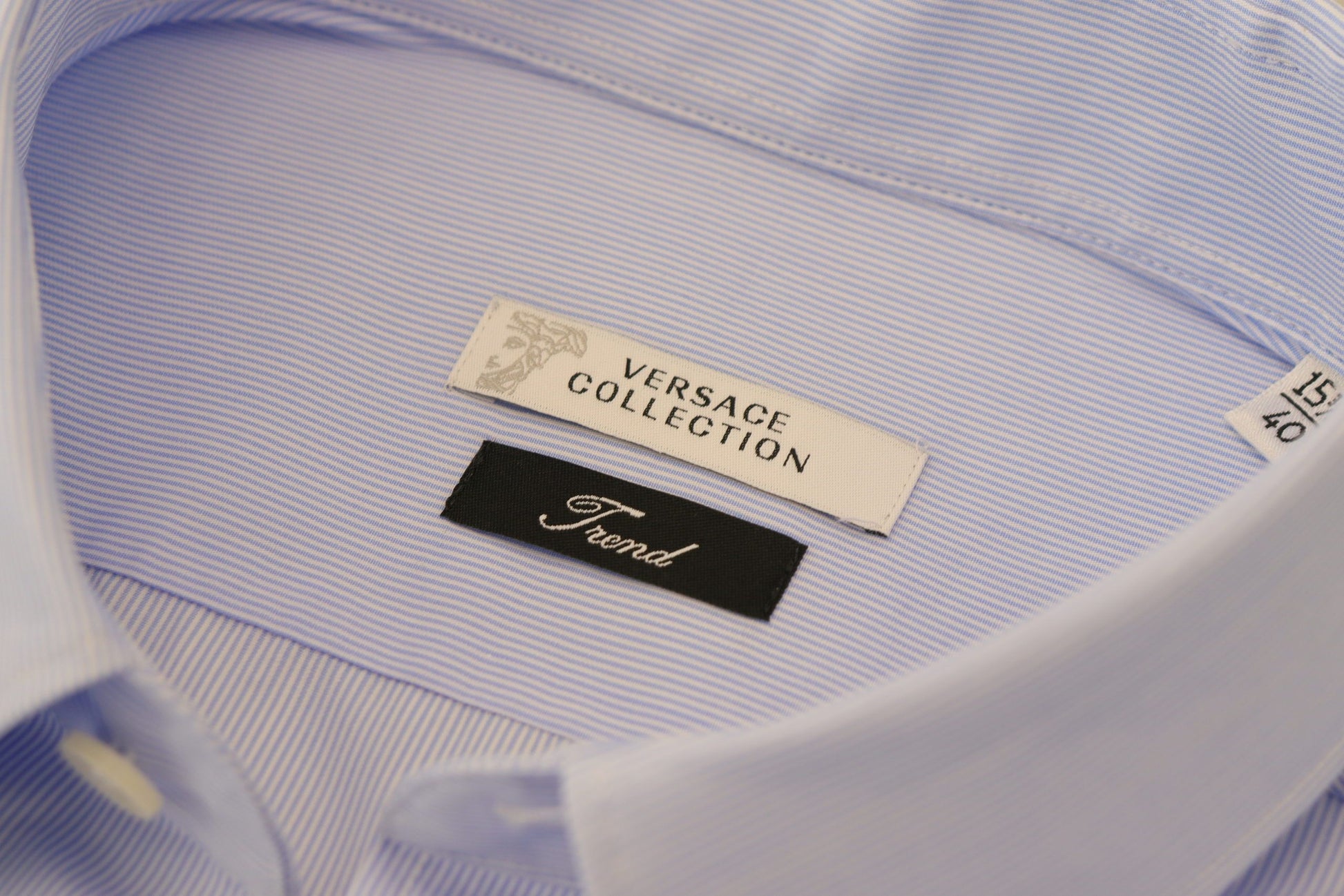 Versace Collection Elegant Light Blue Dress Shirt