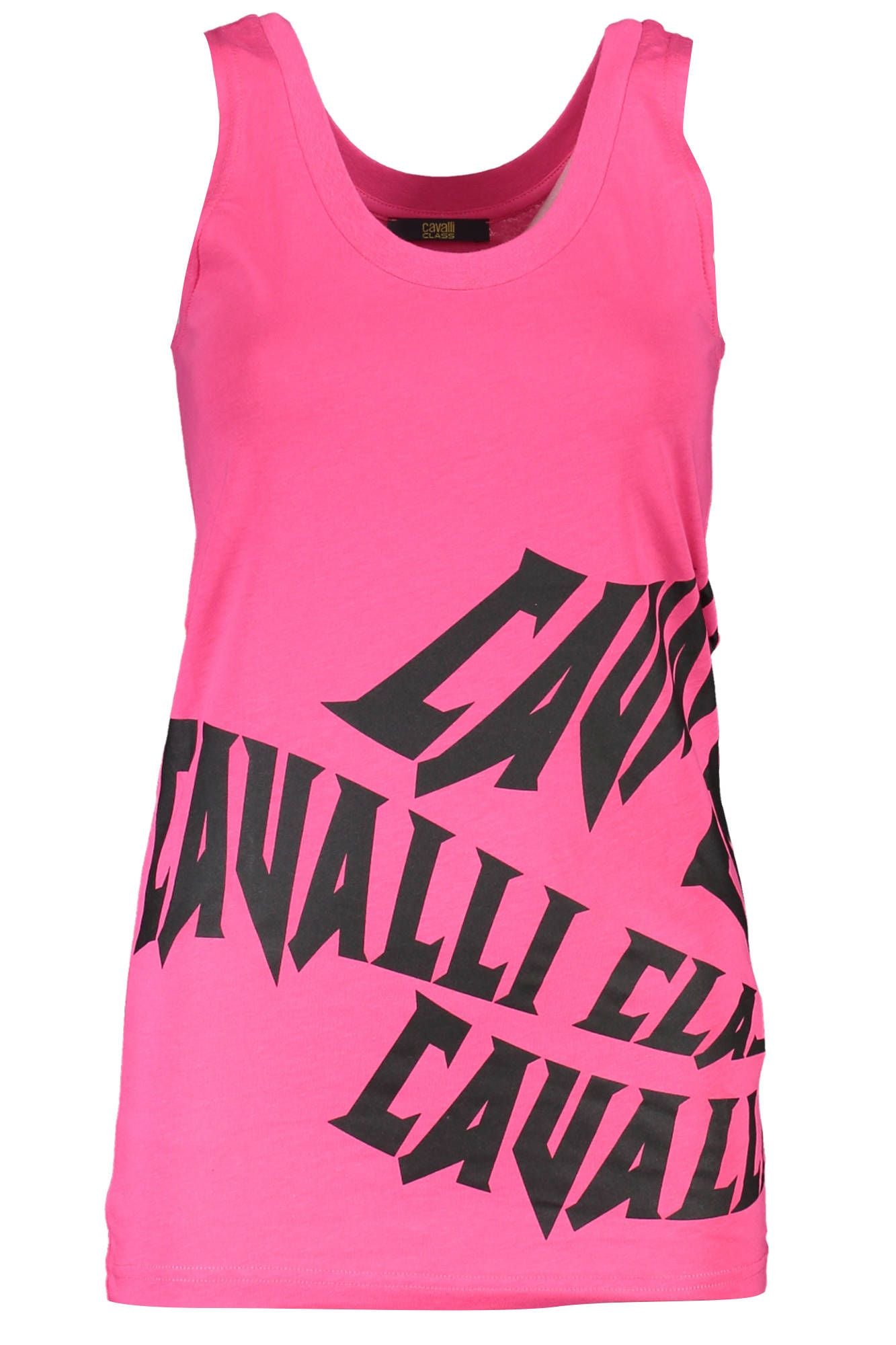 Cavalli Class Pink Cotton Women Top