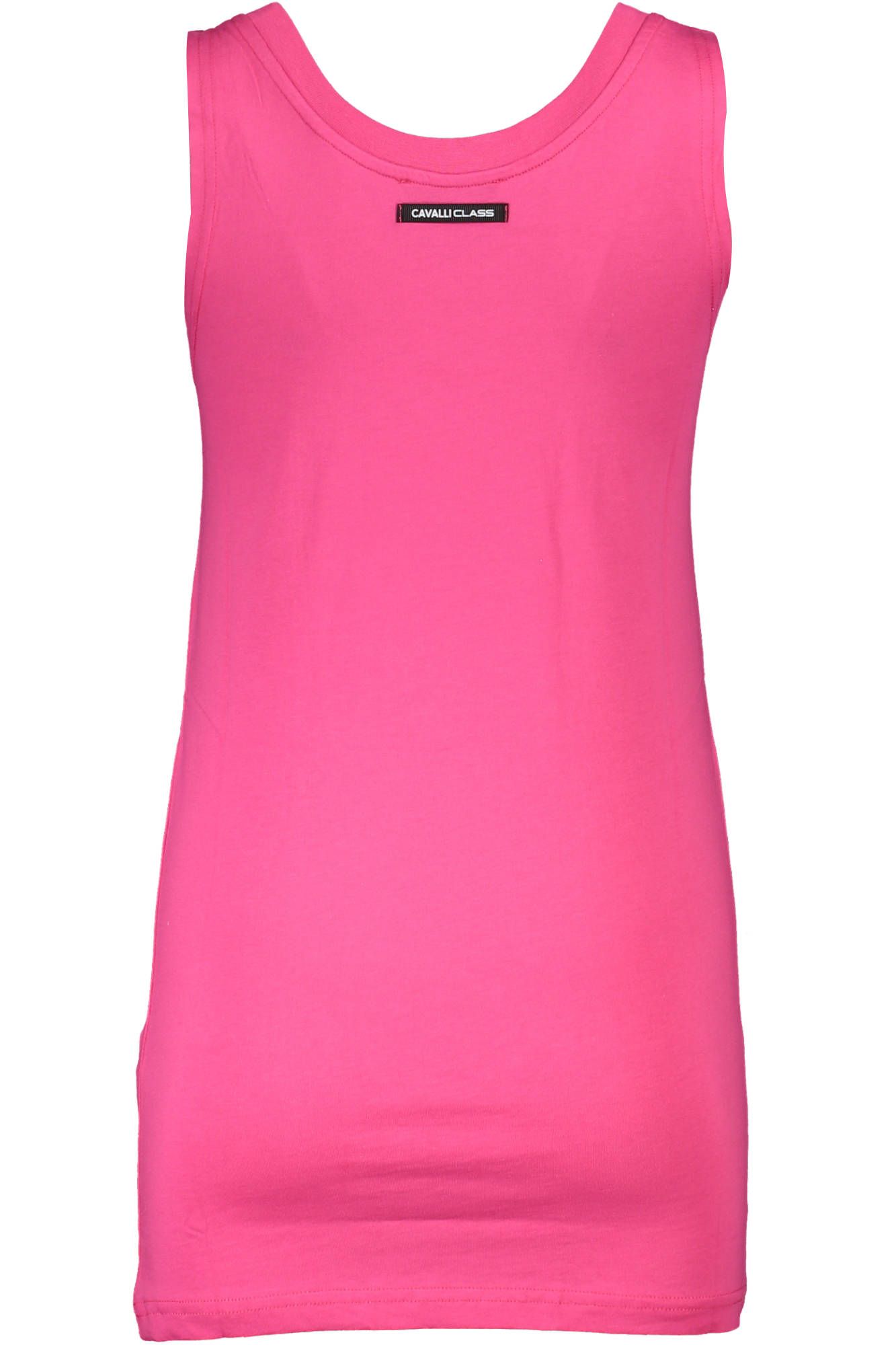 Cavalli Class Pink Cotton Women Tank Top