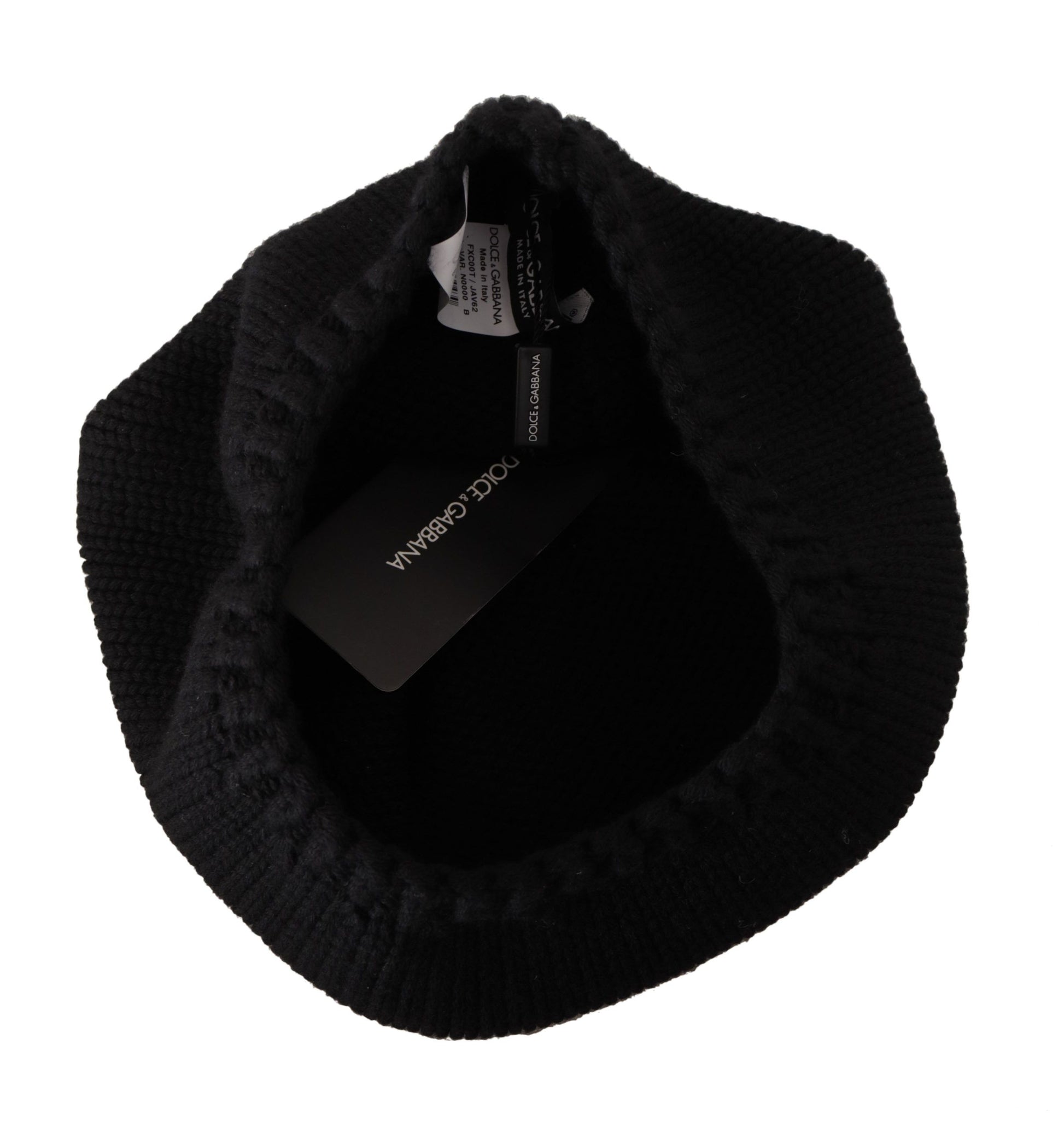 Dolce & Gabbana Elegant Virgin Wool Slouch Hat