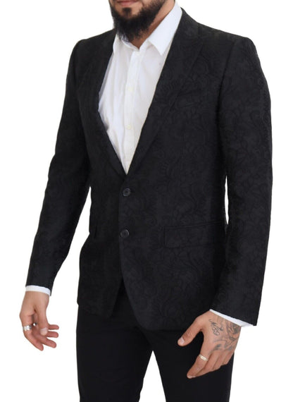 Dolce & Gabbana Elegant Slim Fit Peak Lapel Blazer