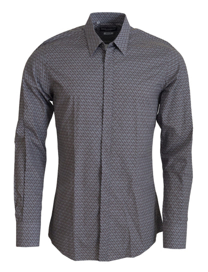 Dolce & Gabbana Elegant Slim Fit Formal Cotton Shirt