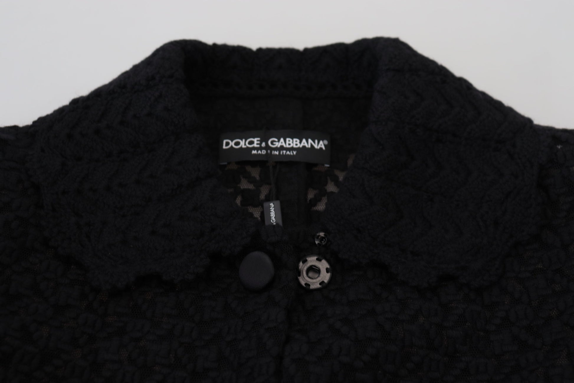 Dolce & Gabbana Classic Button Down Knitted Long Jacket