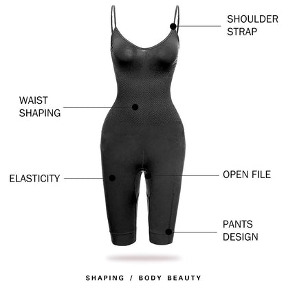 Women Shape Wear Tummy Control Shorts High-Waist Shaper Bodysuit