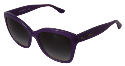 Dolce & Gabbana Elegant Purple Gradient Lens Sunglasses