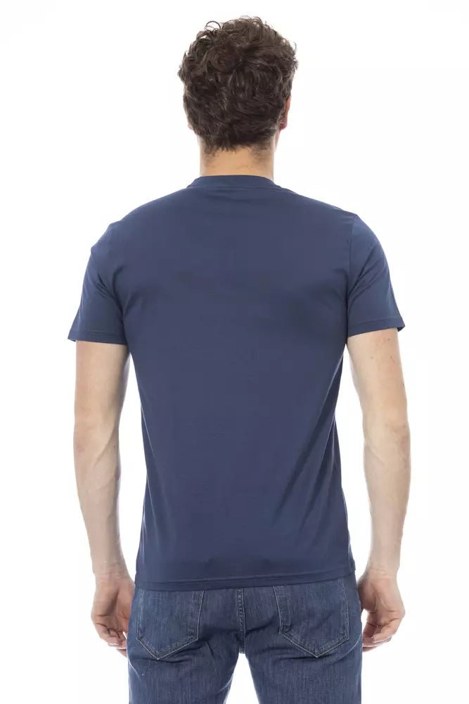 Baldinini Trend Blue Cotton Men T-Shirt