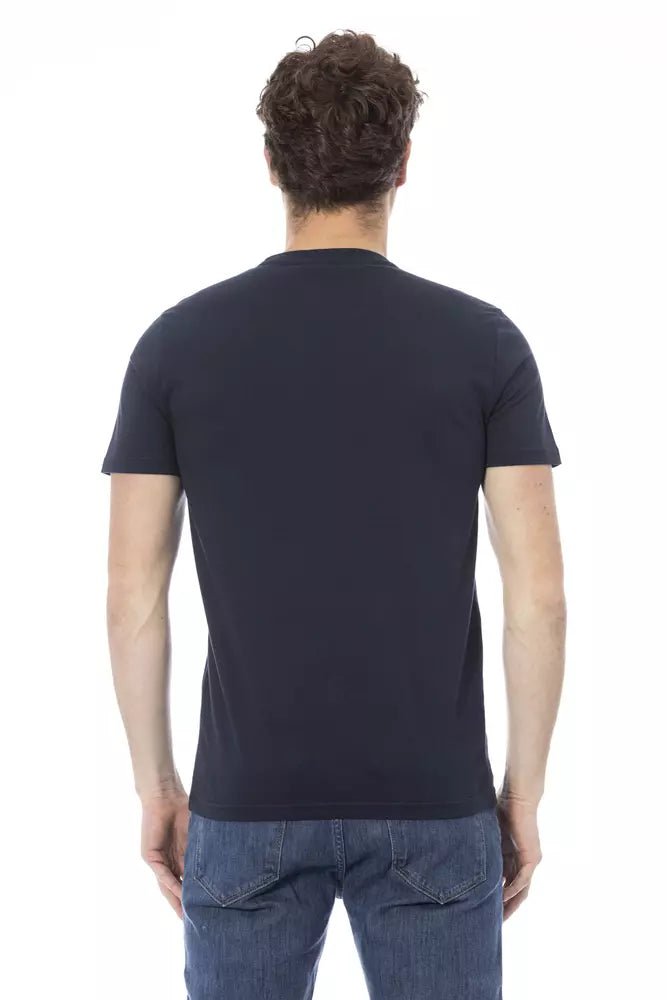 Baldinini Trend Blue Cotton Men T-Shirt