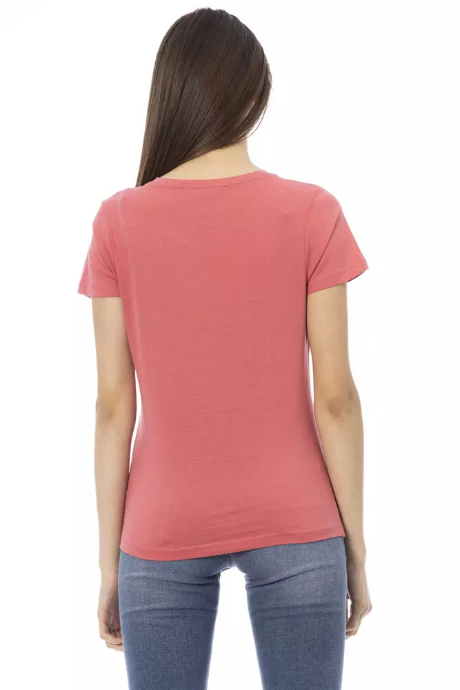 Trussardi Action Pink Cotton Women's Top