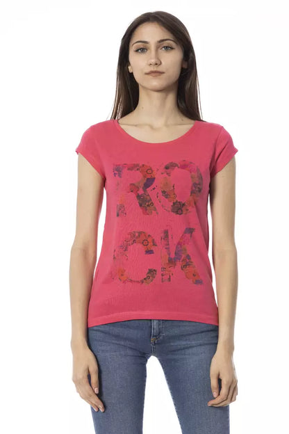 Trussardi Action Pink Cotton Women Top