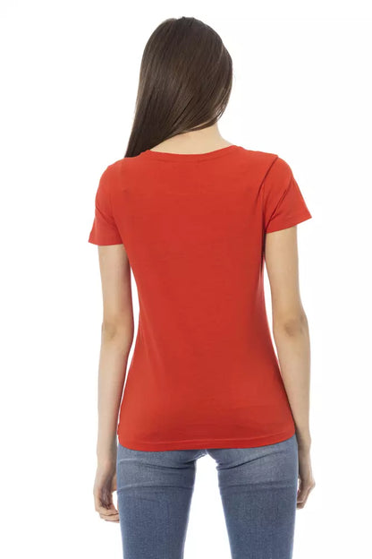 Trussardi Action Red Cotton Women's Top