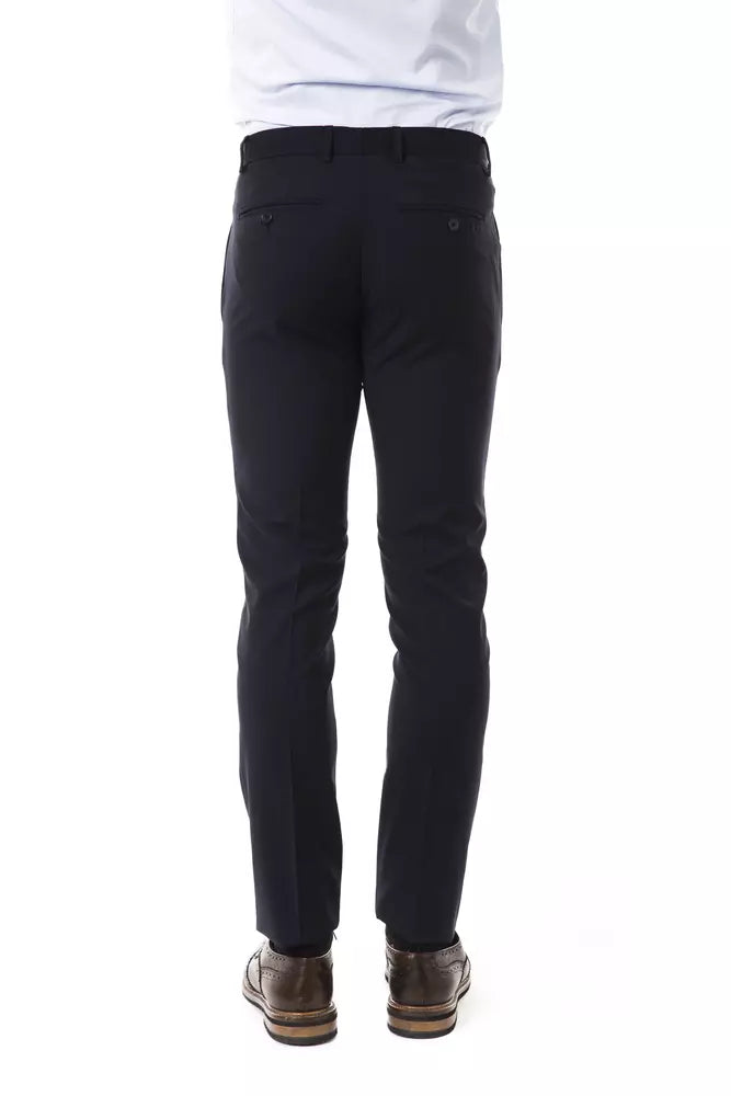 Uominitaliani Gray Wool Men Pant