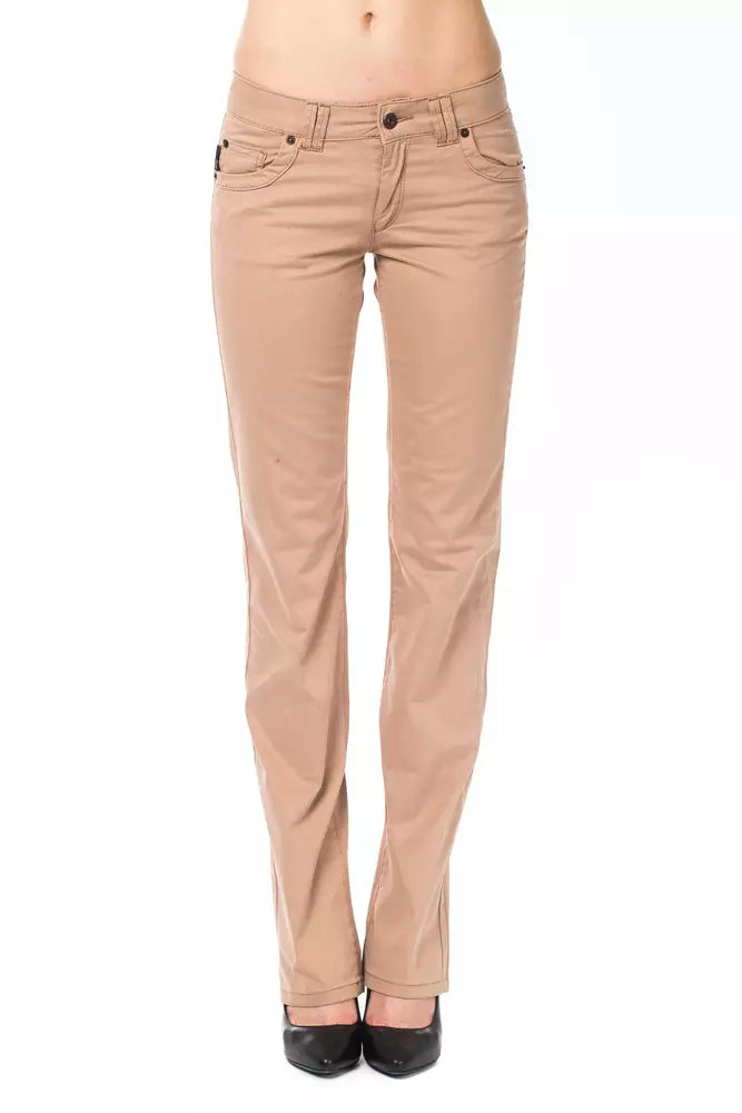 Ungaro Fever Beige Cotton Women Pants