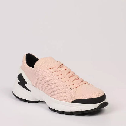 Neil Barrett Pink Textile Men Sneaker