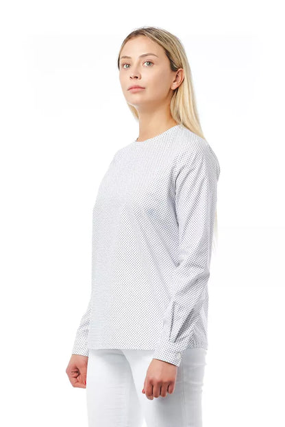 Bagutta White Cotton Women Blouse