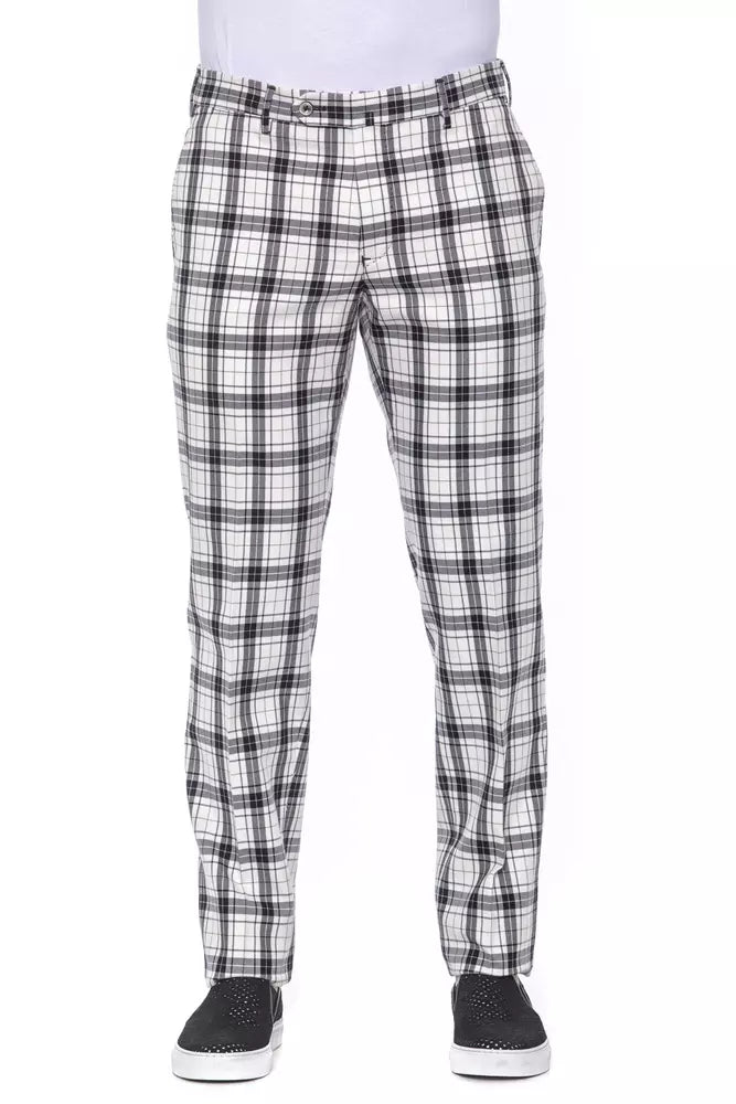 PT Torino Black Cotton Men Trouser