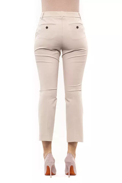 Peserico Beige Cotton Women Pant