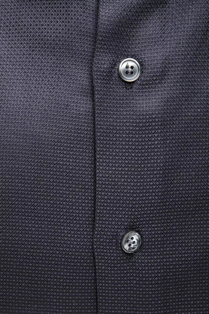 Robert Friedman Blue Cotton Men Shirt