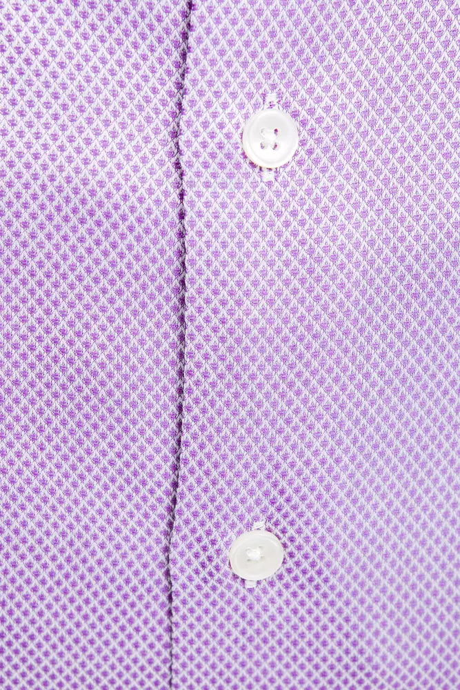 Robert Friedman Pink Cotton Men Shirt