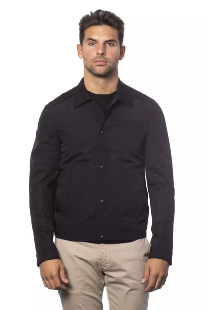 Verri Black Cotton Men Jacket