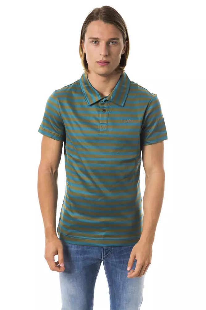 BYBLOS Green Cotton Men Polo