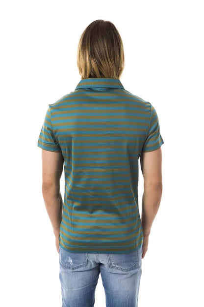 BYBLOS Green Cotton Men Polo