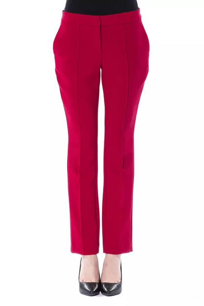 BYBLOS Fuchsia Polyester Women Pant