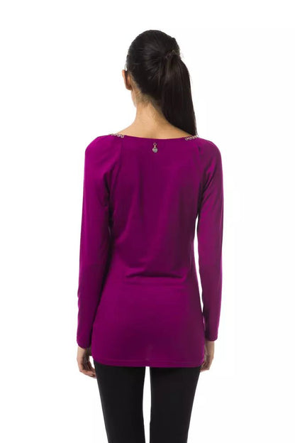 BYBLOS Purple Viscose Women Top