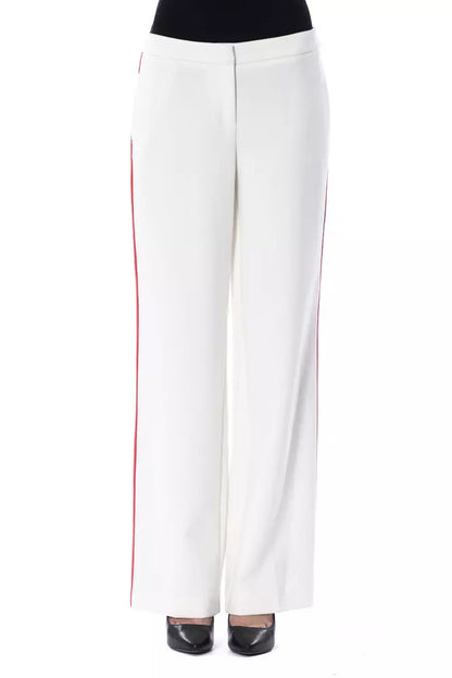 BYBLOS White Polyester Women Pants