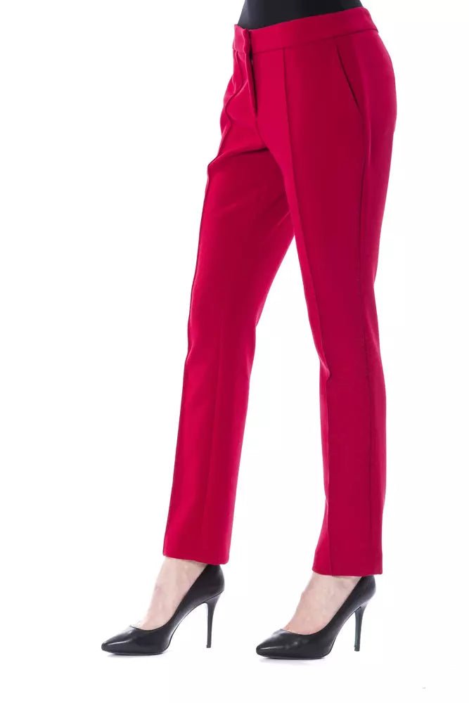 BYBLOS Fuchsia Polyester Women Pant