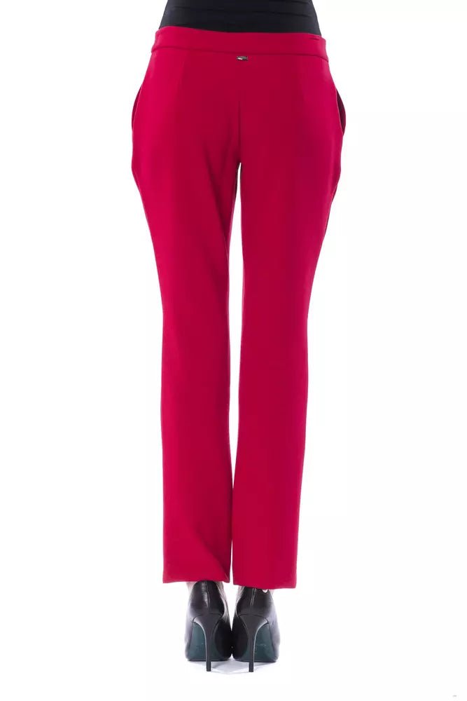 BYBLOS Fuchsia Polyester Women Pant